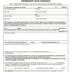 Free Promissory Note Templates Forms Word Template Lab