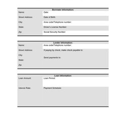 Free Promissory Note Templates Forms Word Template