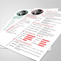Sublime Simple Resume Template Free Download