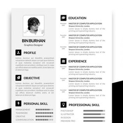 Resume Template Free Download In