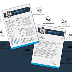 Champion Free Resume Template With Cover Letter Download