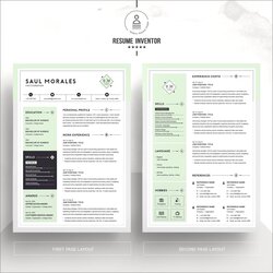 Very Good Adobe Resume Template Free Download Example Gallery