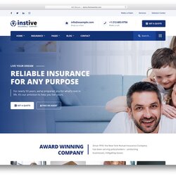 Legit Insurance Templates Free Download Website Template