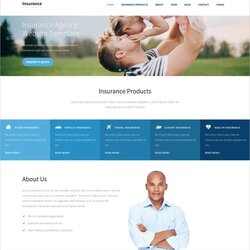 Insurance Website Themes Templates Template Theme Agency