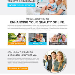 Cool Life Insurance Templates Free Download Best Landing Page Design Example For Business