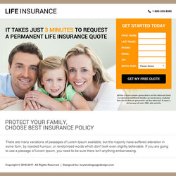 Responsive Life Insurance Website Design For Professional Company Template Create Quote Inner Preview Agency