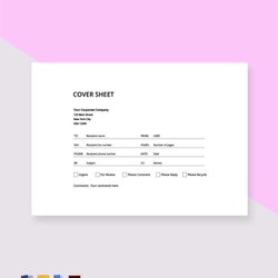 Superior Cover Sheet Template Download In Word Pages Google Docs Free Sample