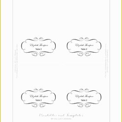Very Good Free Printable Christmas Table Place Cards Template Of Name Card Publisher Visiting Wedding