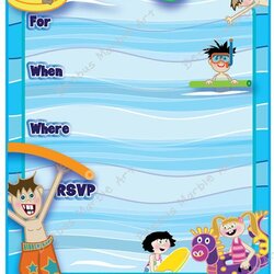 Pool Party Invitation Printable Digital Download By Invitations Splash