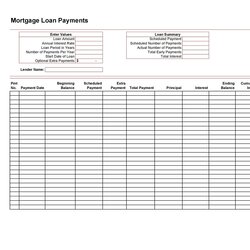 Tables To Calculate Loan Amortization Schedule Excel Template Lab