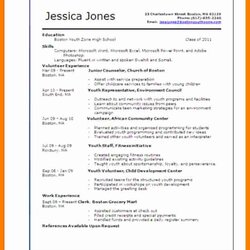 Smashing Resume Template For Teenager Unique Teens In