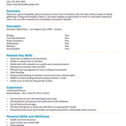 Admirable Resume Template For Teens
