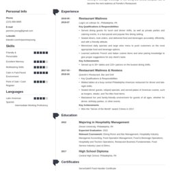 The Highest Standard Teenager Resume Examples Templates And Writing Tips Teen Template Waitress Waiter Teens
