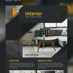 Cool Interior Design Brochure Free Format Download Flyer Template Templates Decoration Room Business