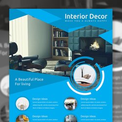 Magnificent Interior Design Flyer Template Free Vector Format Templates Poster Editable Decor Designs