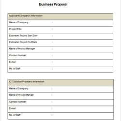 Free Business Proposal Template Ms Word Best Ideas Download