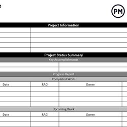 Fantastic Project Status Report Template
