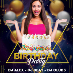 Marvelous Birthday Flyer Template Party Happy Information File