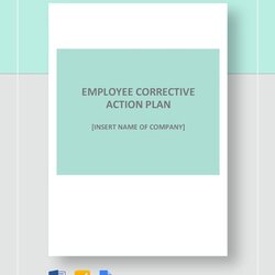 Printable Employee Schedule Template Corrective Action Plan