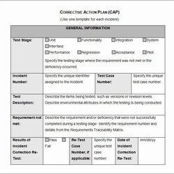 Outstanding Corrective Action Plan Template Inspirational Preventive Employee