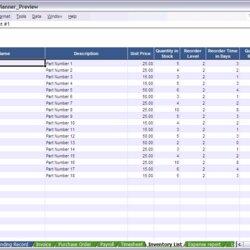 Sterling Inventory Template Spreadsheet Excel Sheet