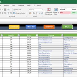 Wizard Inventory Control Management Excel Spreadsheet Stock Tracker Template