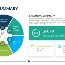 Great Project Executive Summary Template Download Edit Management Business Templates