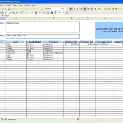Eminent Inventory Spreadsheet Template Free Tracking
