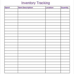 Swell Free Inventory Tracking In Excel Template Attendance Sheet Chart Spreadsheet Checklist Sample List