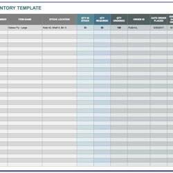 Superior Sample Excel Inventory Tracking Spreadsheet Template