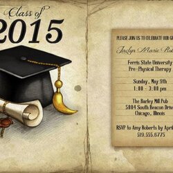 Perfect Free Graduation Invitation Templates Template Invitations Printable Party Announcement Lab