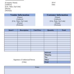 Capital Microsoft Excel Purchase Order Template Make Your Business Easier In