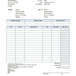 Sublime Purchase Order Spreadsheet Excel Free Templates In Word Throughout
