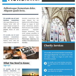 Preeminent Classic Church Newsletter Template Templates Does Work