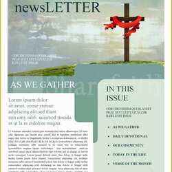 Swell Free Printable Newsletter Templates For Church Template Newsletters Word Publisher Mission Bible