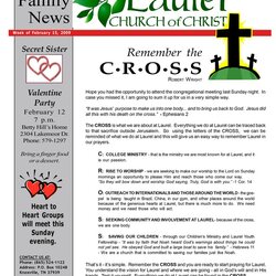 Tremendous Free Church Newsletter Templates You Can Use Now Is Pending Load