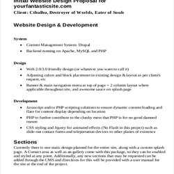 Development Proposal Template Free Word Format Download Website Business Groups Software