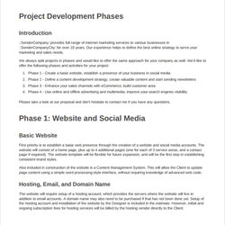 High Quality Free Website Design Proposal Templates In Ms Word Pages Template Development Business