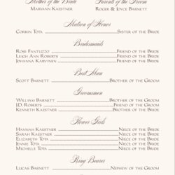 Pin On Printable Wedding Programs Program Templates Party Wording Template Examples Samples Ceremony