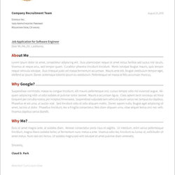 The Highest Quality Best Cover Letter Template In Latex Latest Overleaf Vitae