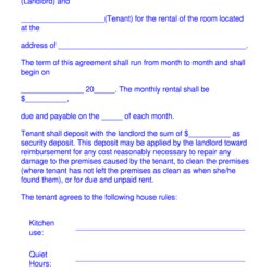Admirable Roommate Rental Agreement Form Fill Out And Sign Printable Room Template Rent Florida House Online