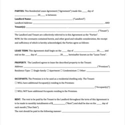 Smashing Property Rental Agreement Template