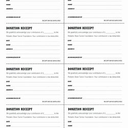 Tax Donation Form Template Best Of Deductible Receipt