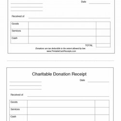 Great Tax Donation Form Template Receipt Deductible Singular Phenomenal High Definition