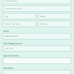 Worthy Agricultural Tax Exemption Form Template Builder Donation