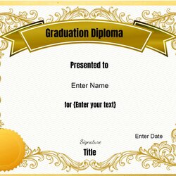 The Highest Standard Graduation Diplomas Printable Diploma