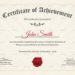 Graduation Degree Certificate Template Throughout College Achievement Scaled