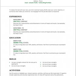 Exceptional Free Resume Templates For Microsoft Word How To Make Your Own