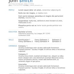 Peerless Resume Template Word Download Free For Microsoft Templates Simple Downloads Beautiful Stylish