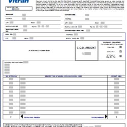 Capital Free Bill Of Lading Template Word Excel Formats Templates
